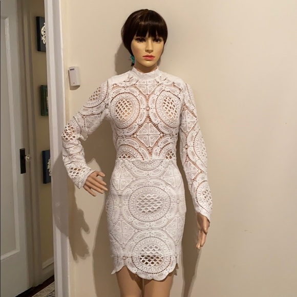 Vintage Dresses & Skirts - White lace dress